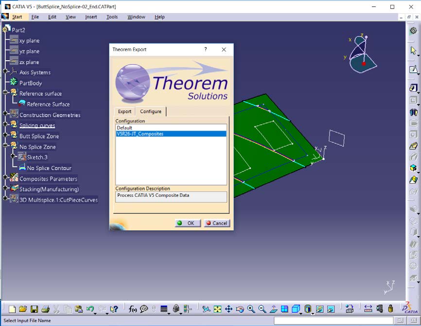 JT output with composite properties