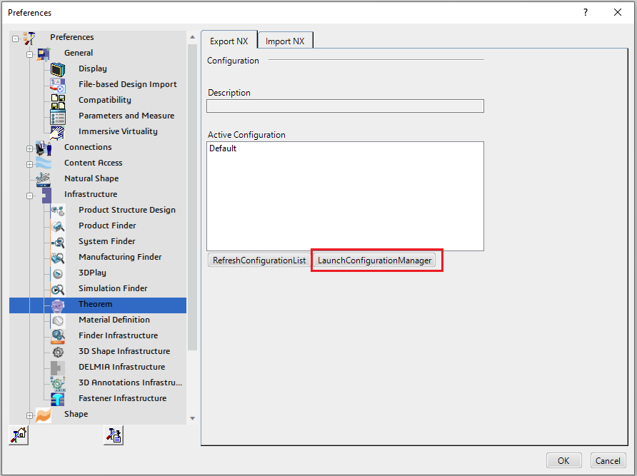 LaunchConfigurationManager button