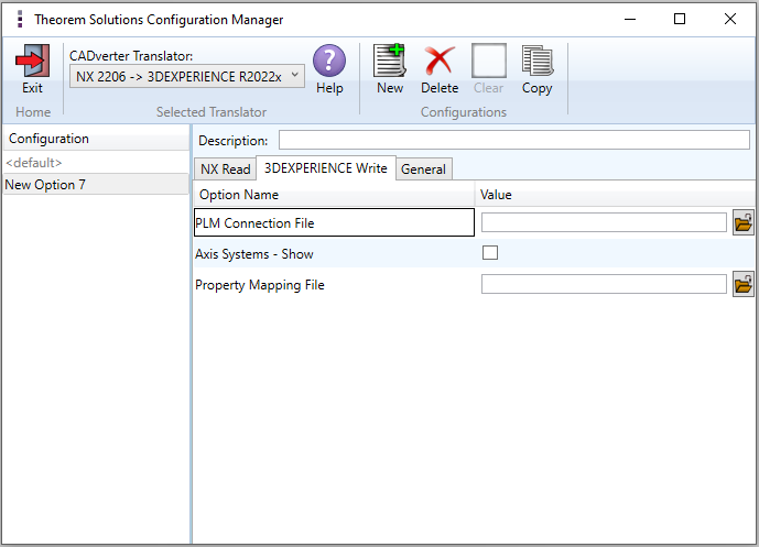 Configuration Manager - 3DExperience Write