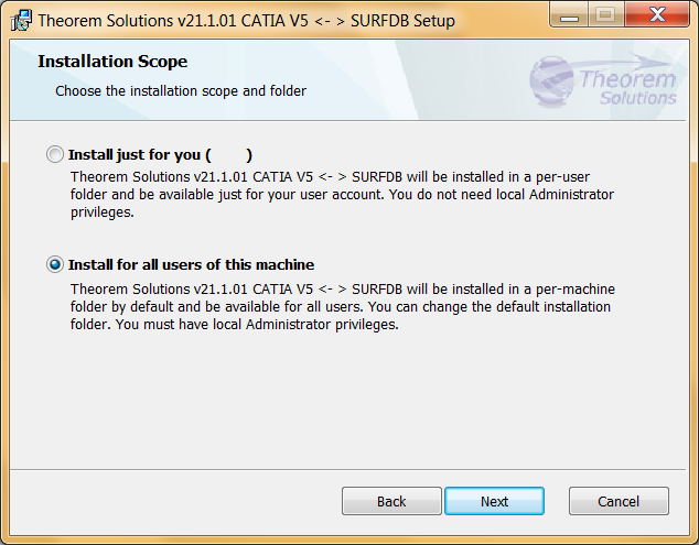 Installation Scope