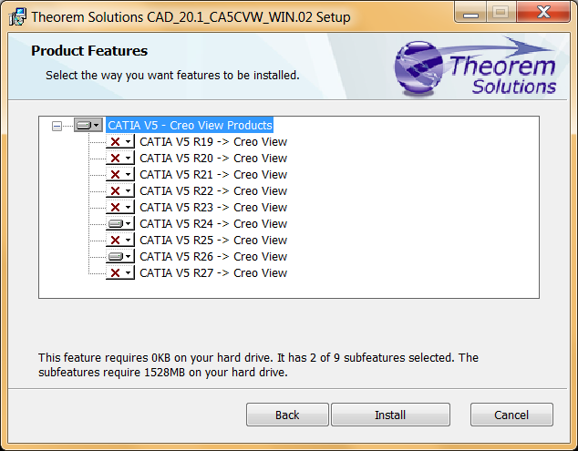 Installing Theorem Solutions
