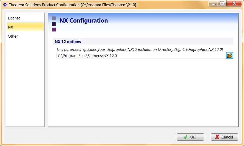 Product Configuration -- NX Configuration