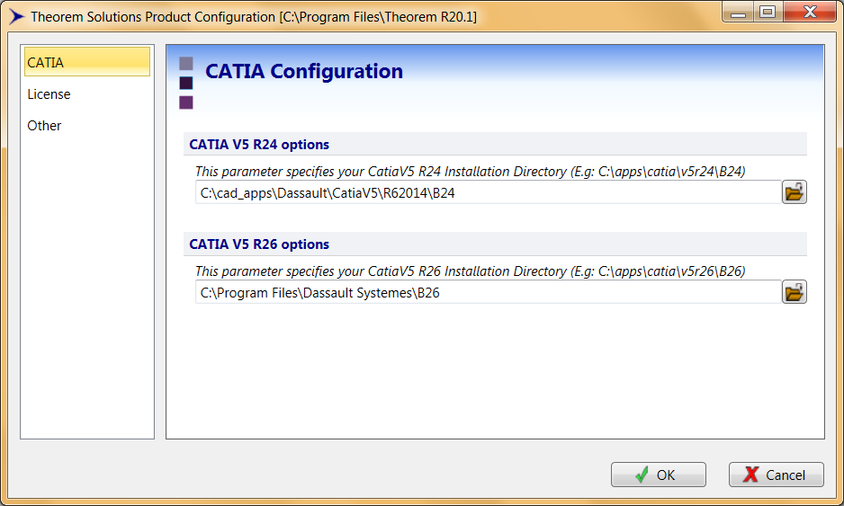 CATIA Configuration