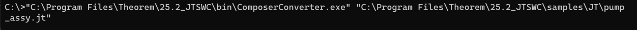 ComposerConverter.exe command prompt example
