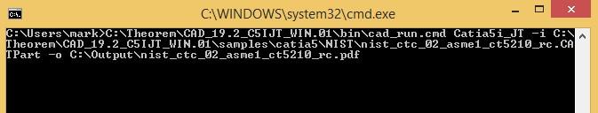 Command line translation