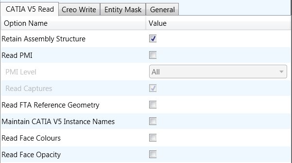 CATIA V5 Read arguments
