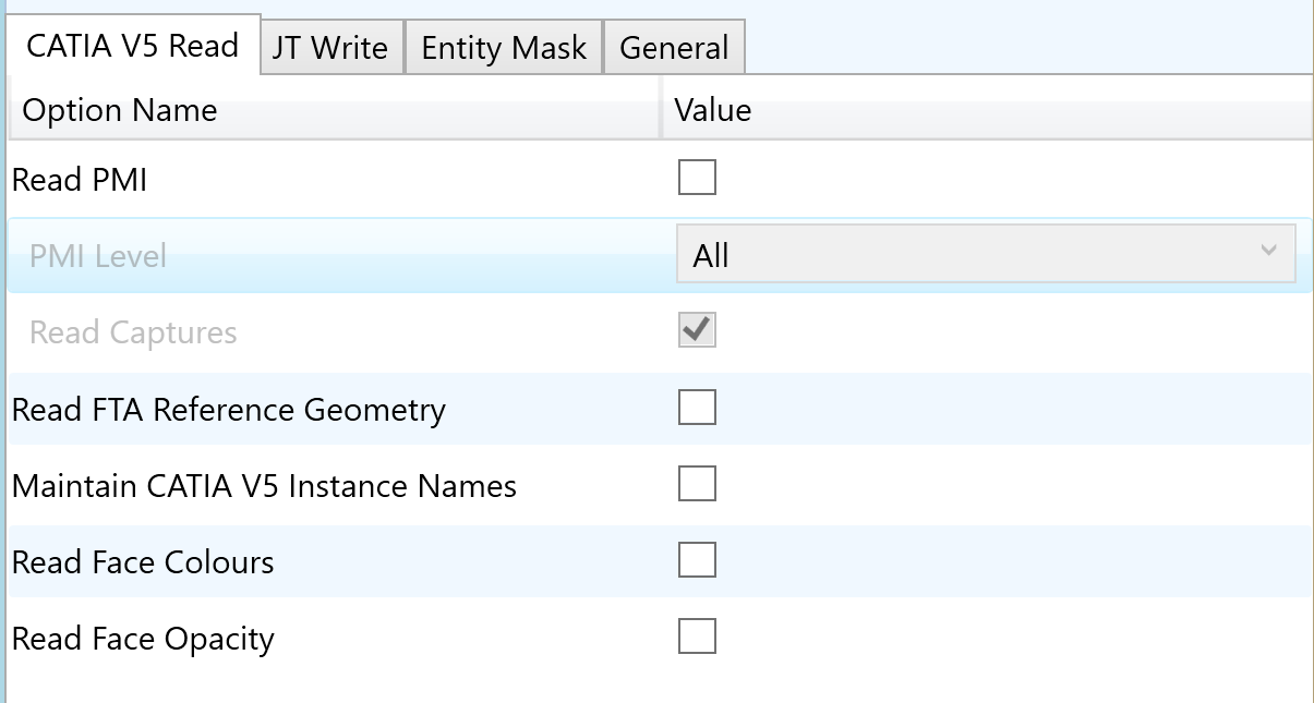 CATIA V5 Read Arguments