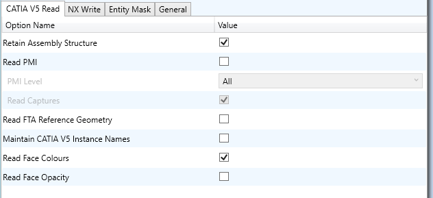 CATIA V5 Read arguments