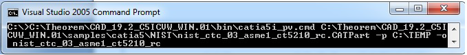 Opening the output folder