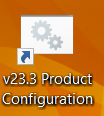 v23.3 Product Configuration shortcut