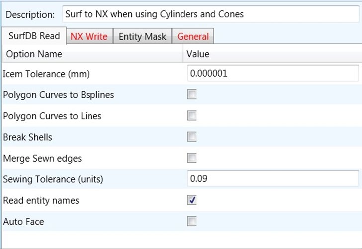 Surf Read Arguments -- Configuration Manager