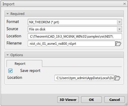 Imported NX data in 3DEXPERIENCE