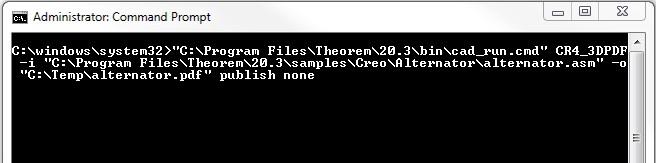 Command prompt publish none invocation