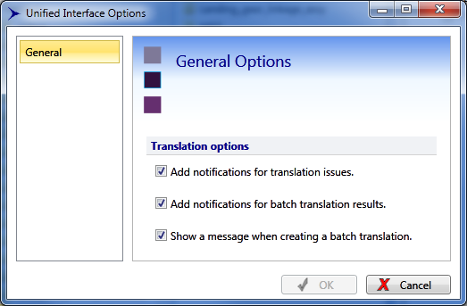 General Options