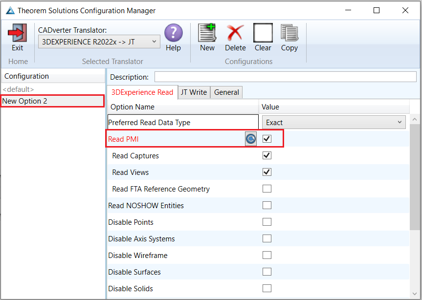 Refresh Configuration list