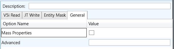 CATIA V5i to JT General Arguments