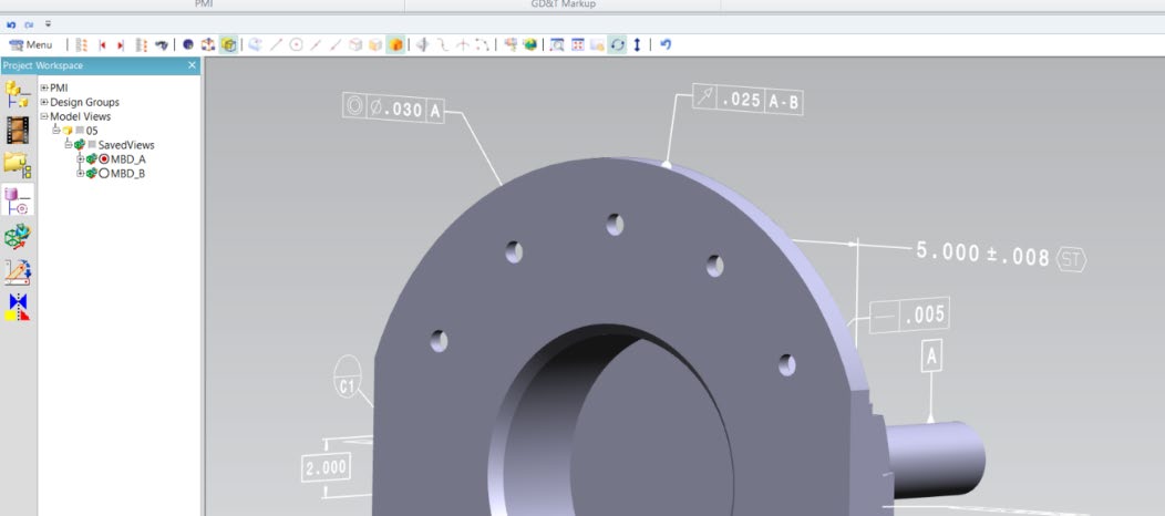 Reorientation of model with text