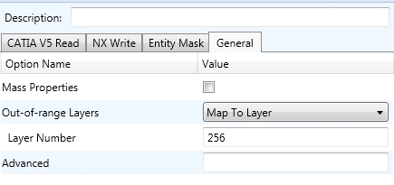 CATIA V5 to NX General arguments
