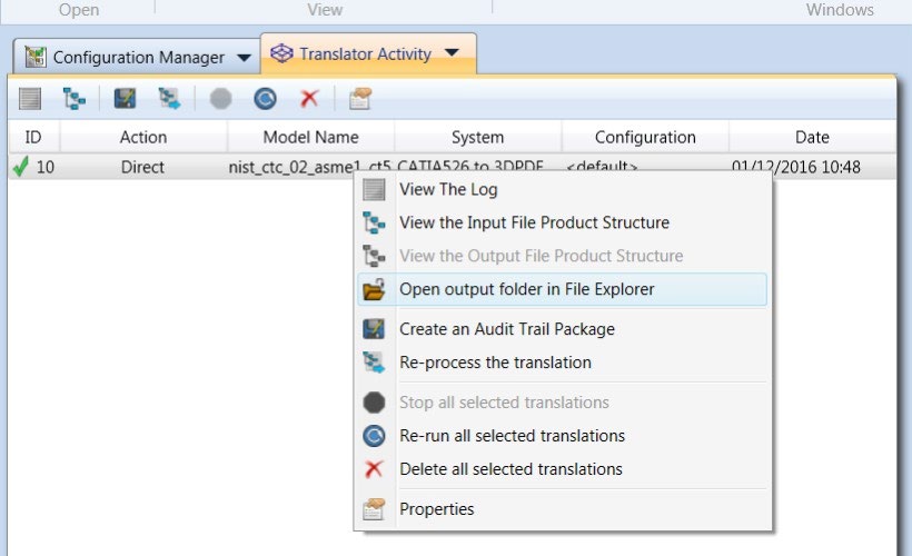 Drag file to Active Configuration