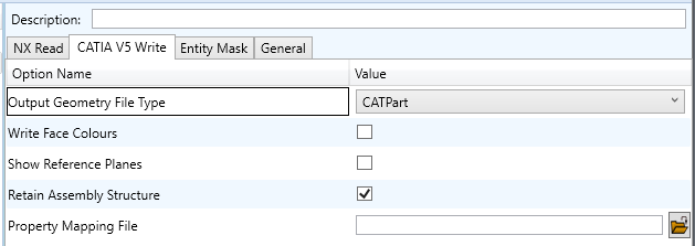 CATIA V5 Write arguments
