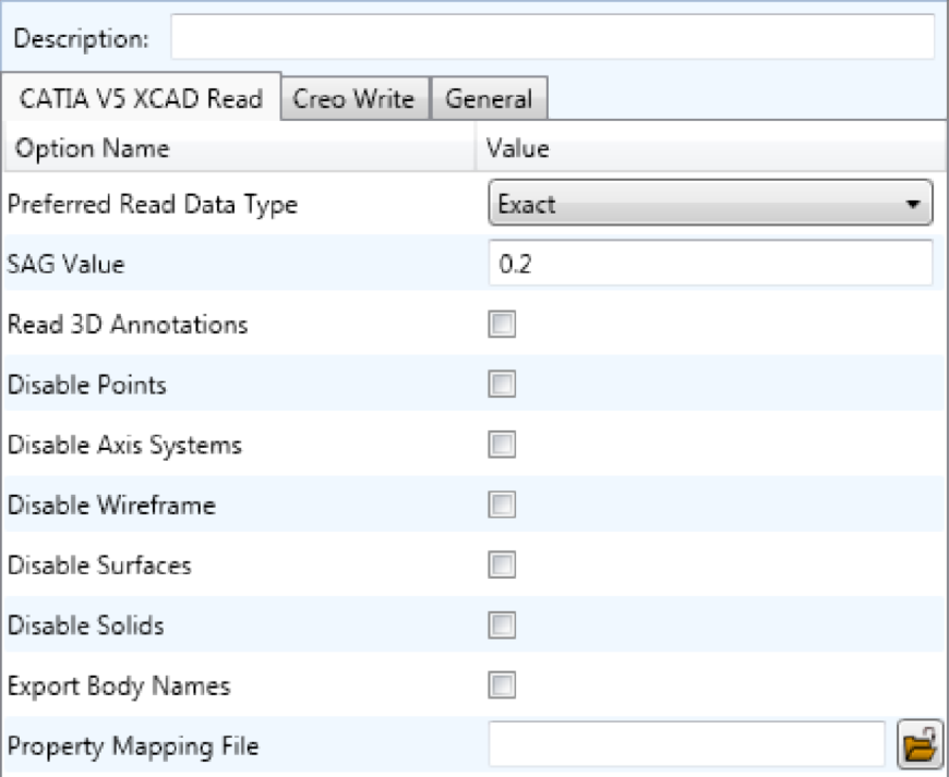 CATIA V5 Read arguments