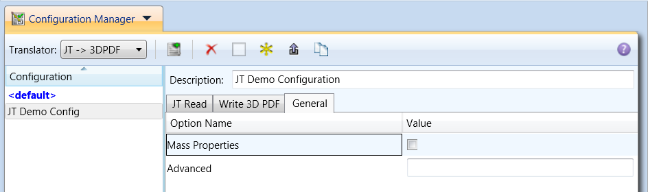 General arguments in Configuration Manager