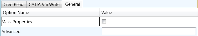 CREO to CATIA V5i General arguments