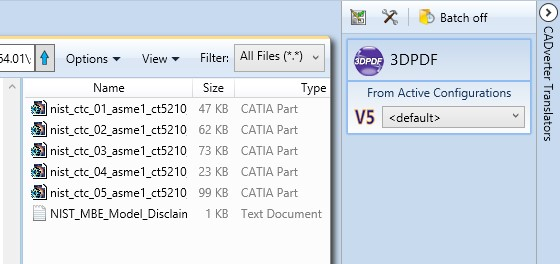 Open output folder