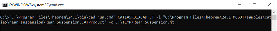 Command Line Interface translation