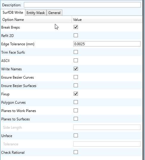 Configuration Manager -- SurfDB to CATIA V5
