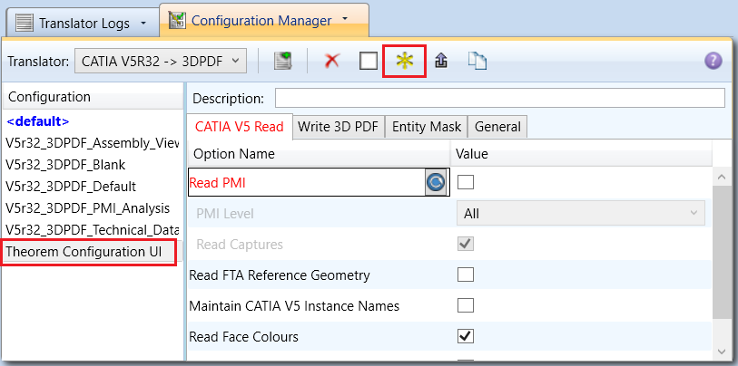 Make active configuration