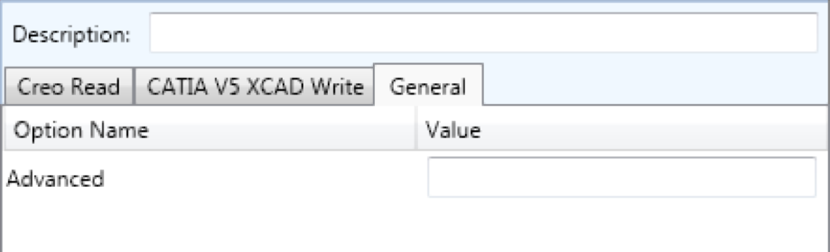 CREO to CATIA V5 General arguments