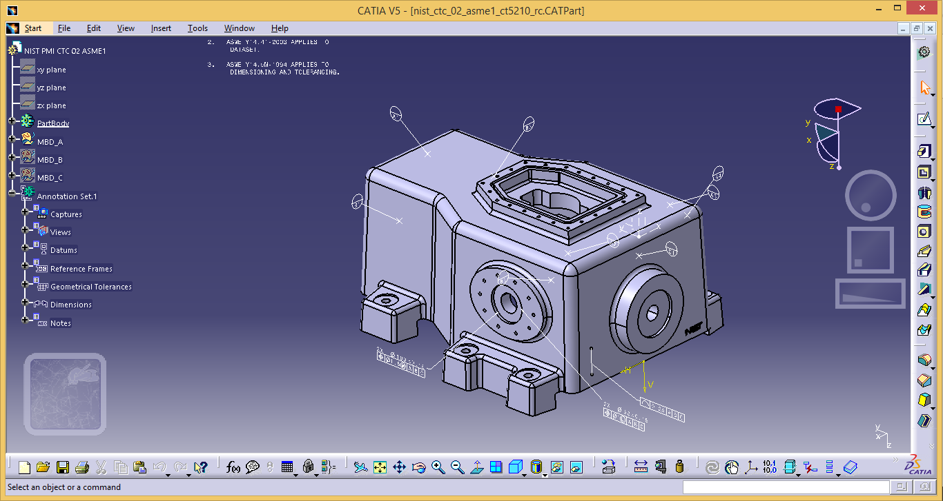CATIA V5 started with Theorem environment