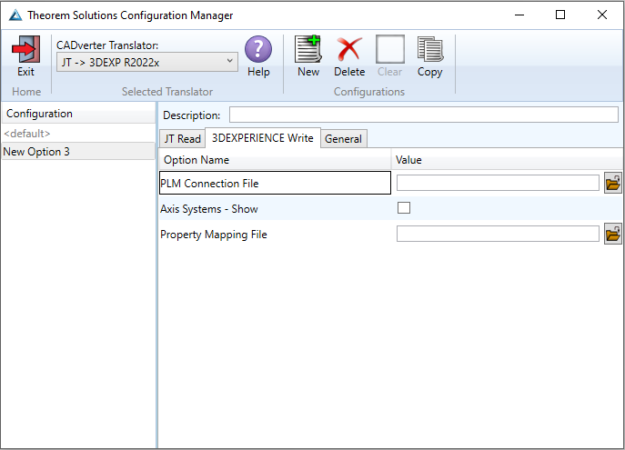 Configuration Manager - 3DExperience Write