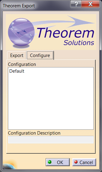 Theorem Import menu option