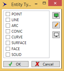 Entity Types Translated dialog