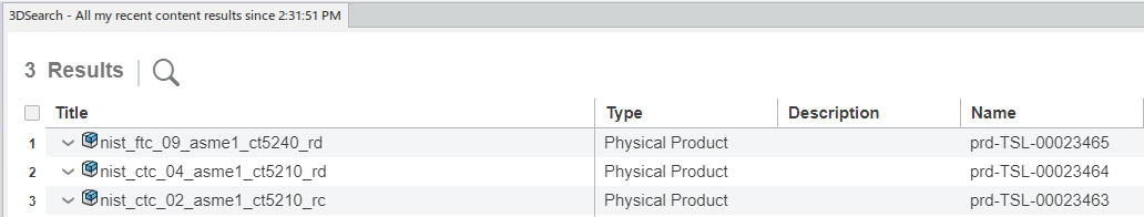 Imported data in 3DExperience
