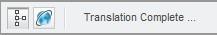 Translation Complete status message