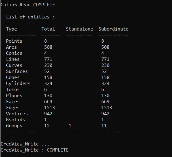 Translation output files