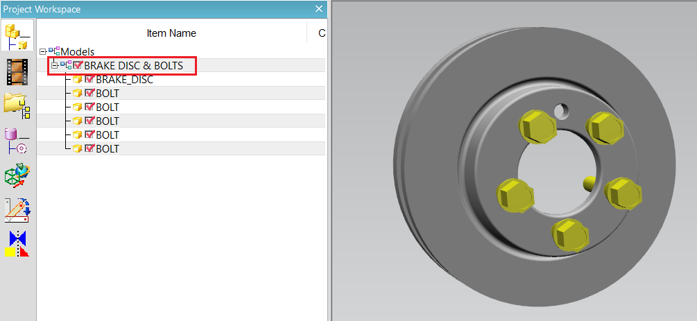 JT output with object title