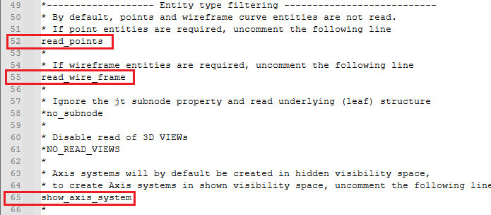jt_xcad_opts.txt - modified settings