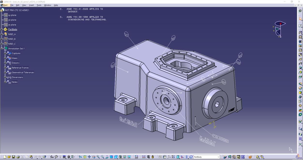 CATIA V5 model open