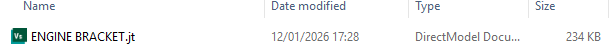 Output JT file