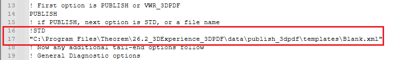 Changing the Template Selected for a Batch Export — figure 3