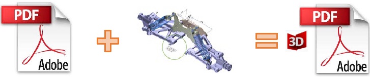 PDF + 3D CAD = 3D PDF