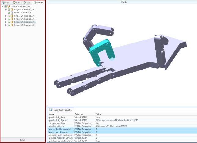 Creo View with flexible assembly attributes