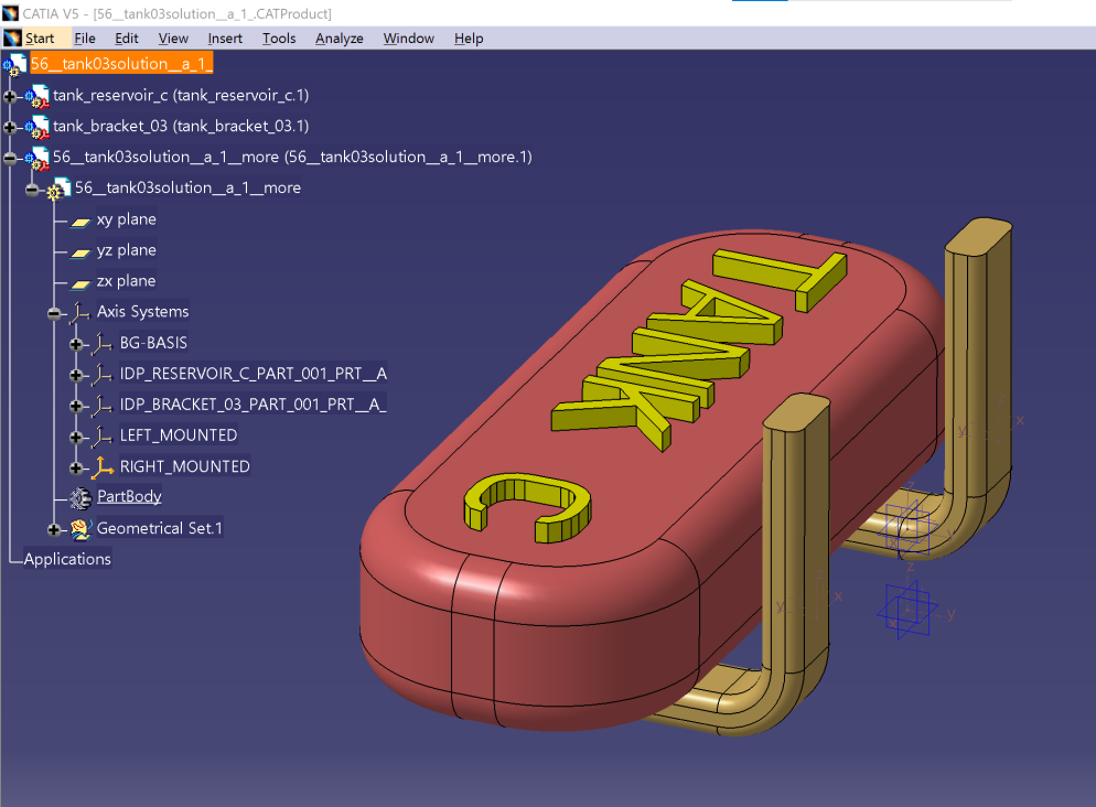 Locator axis systems in CATIA V5