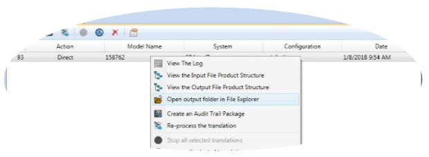 Translation Activity pane