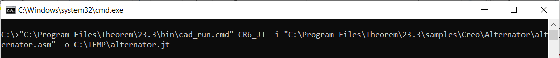 Output file result