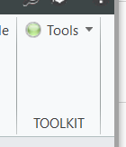 Toolkit icon close-up